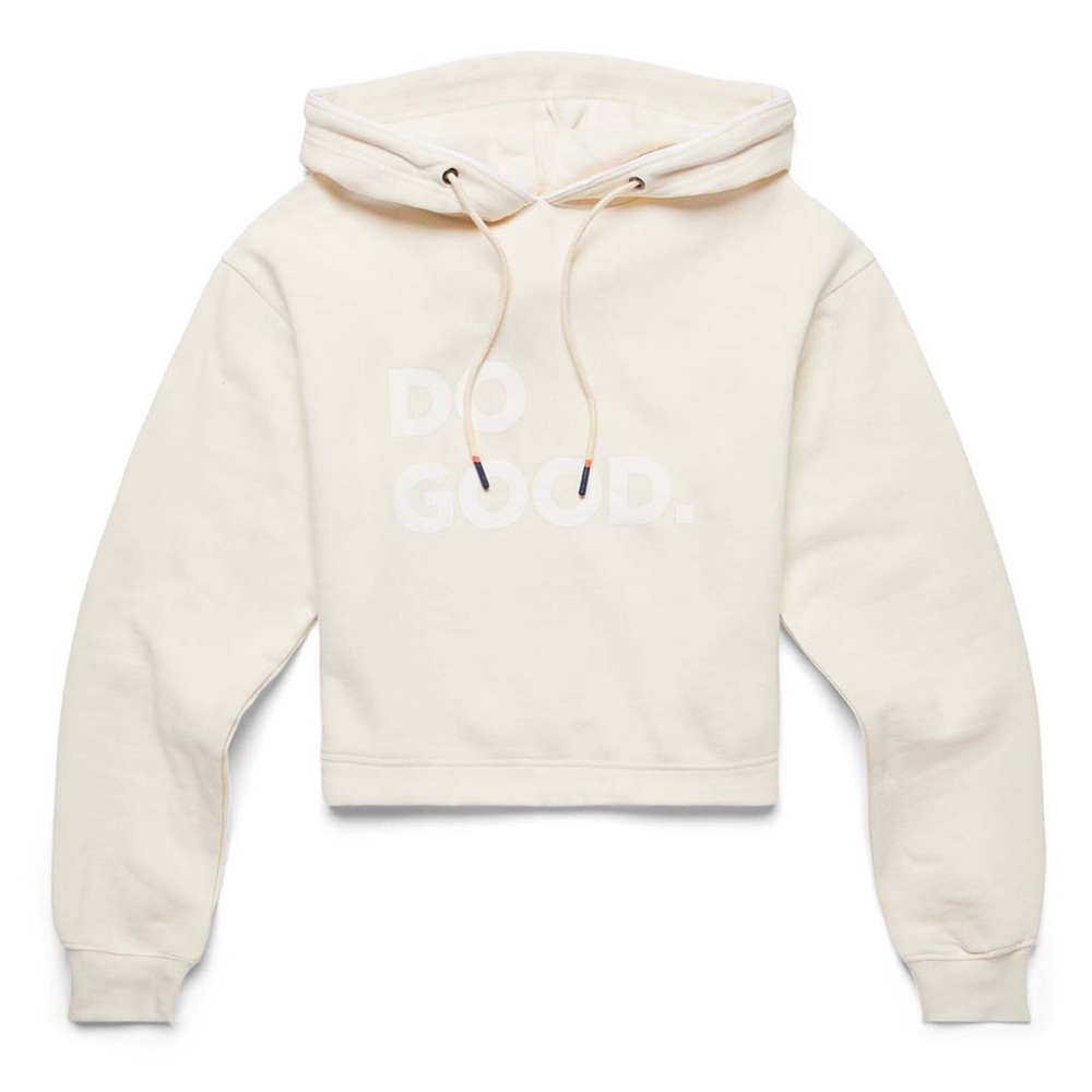 Cotopaxi Do Good Organic Crop Hoodie Lounge Sweatshirt Outdoor Athleisure Gym XS